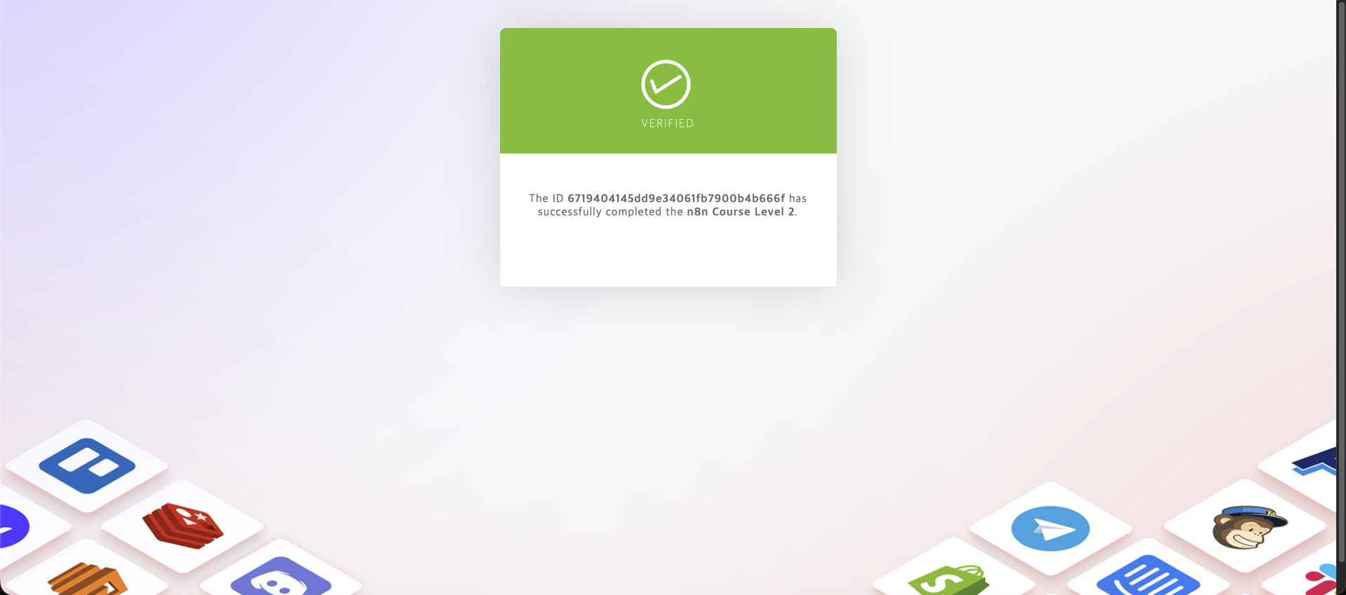 n8n Level 2 Completion